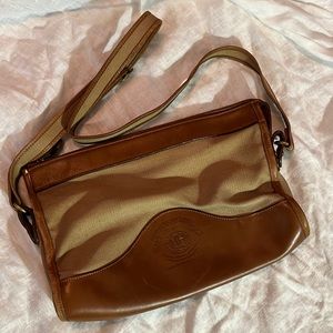 75. Leather Linen Crossbody Bag Ghurka Marley Hodgeson Envoy Messenger
